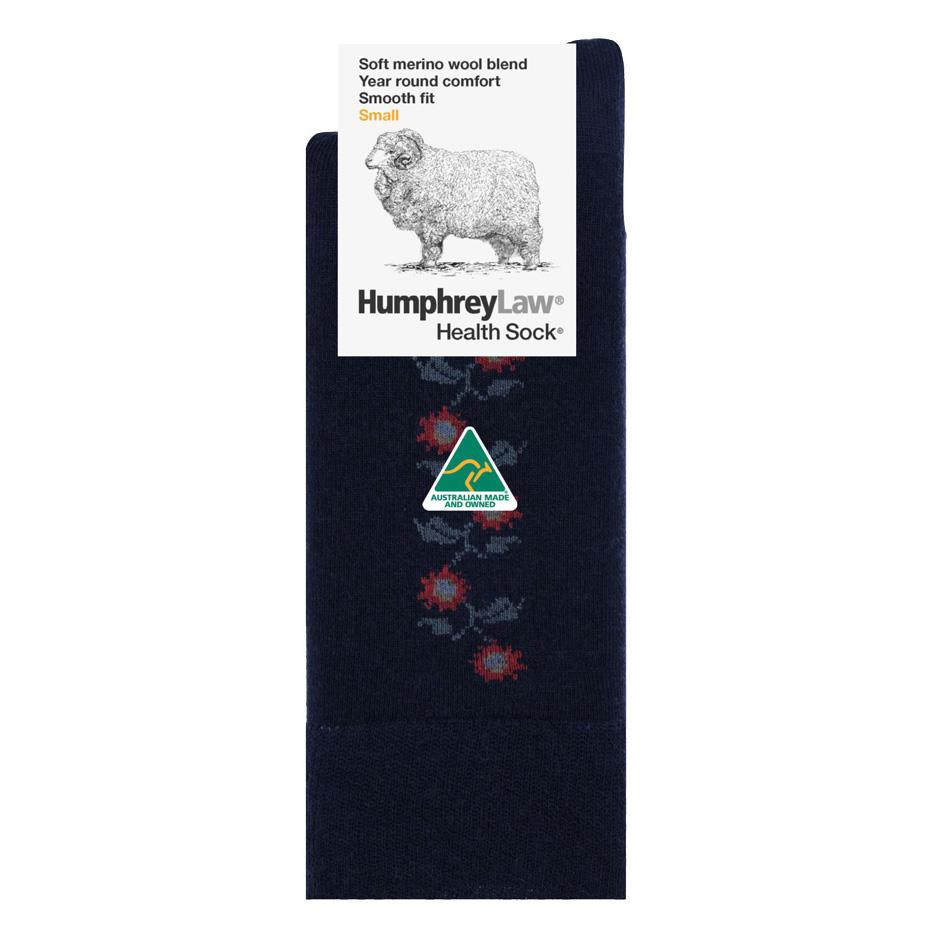 Humphrey Law Wool Blend Sunflower Health Socks